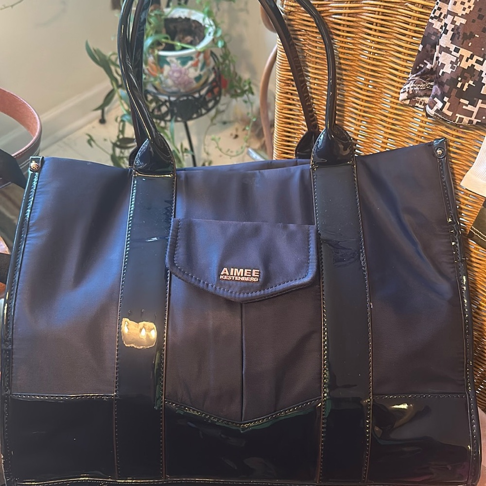 Aimee Kestenberg Navy Blue Heston Tote